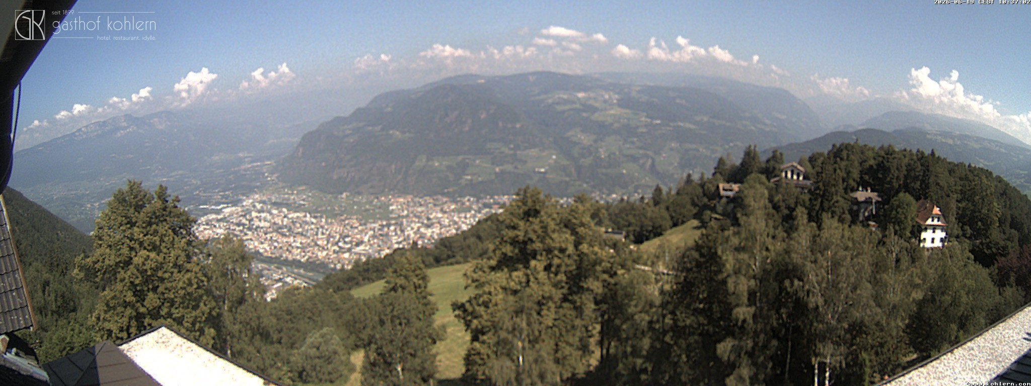 Archiv Foto Webcam Bozen - Gasthof Kohlern
