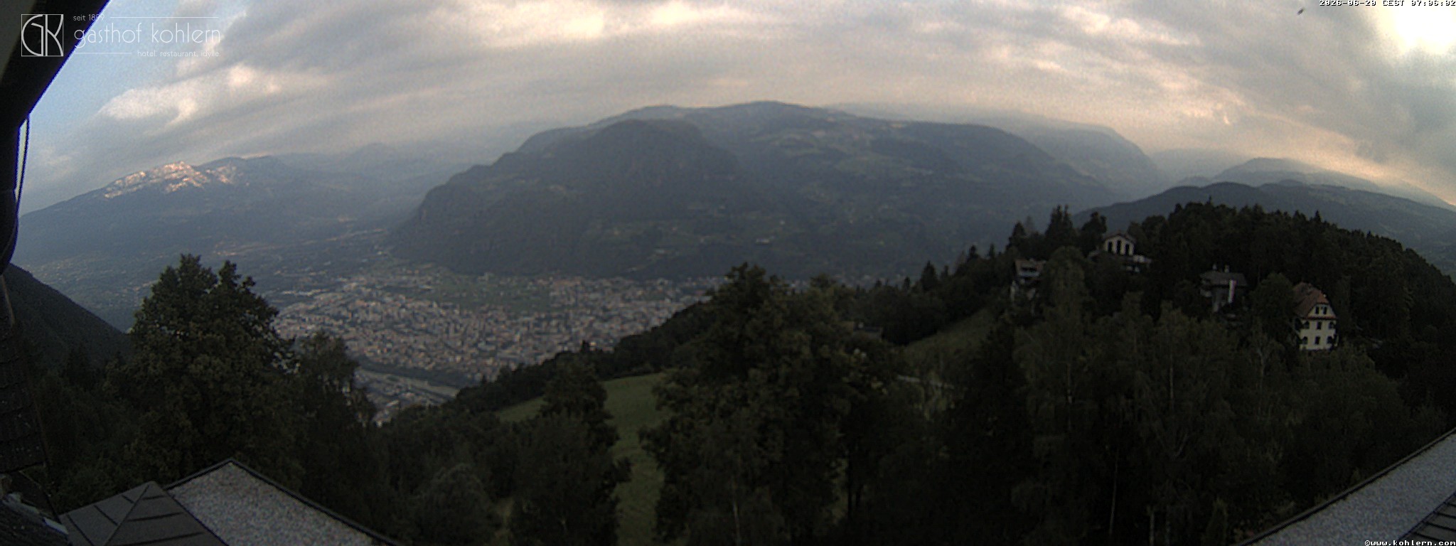 Archiv Foto Webcam Bozen - Gasthof Kohlern