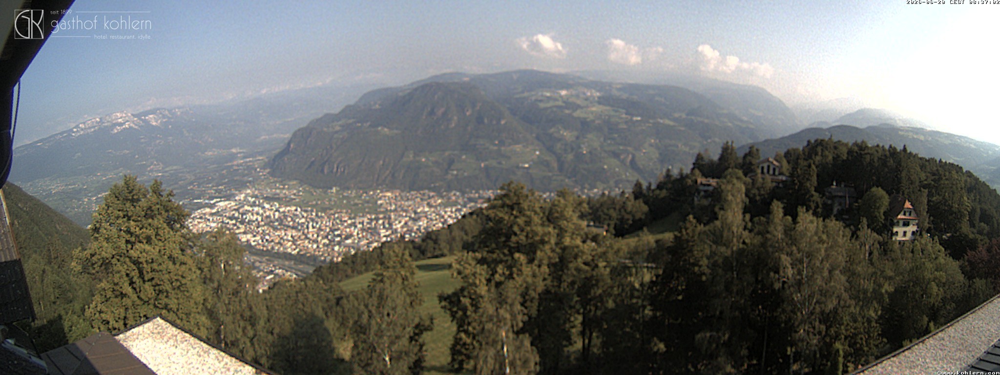 Archiv Foto Webcam Bozen - Gasthof Kohlern