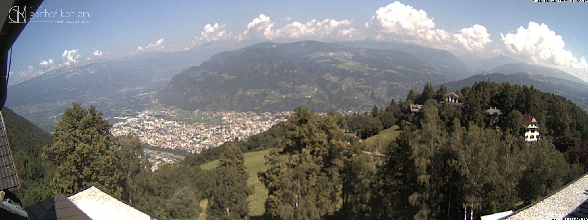 Archiv Foto Webcam Bozen - Gasthof Kohlern