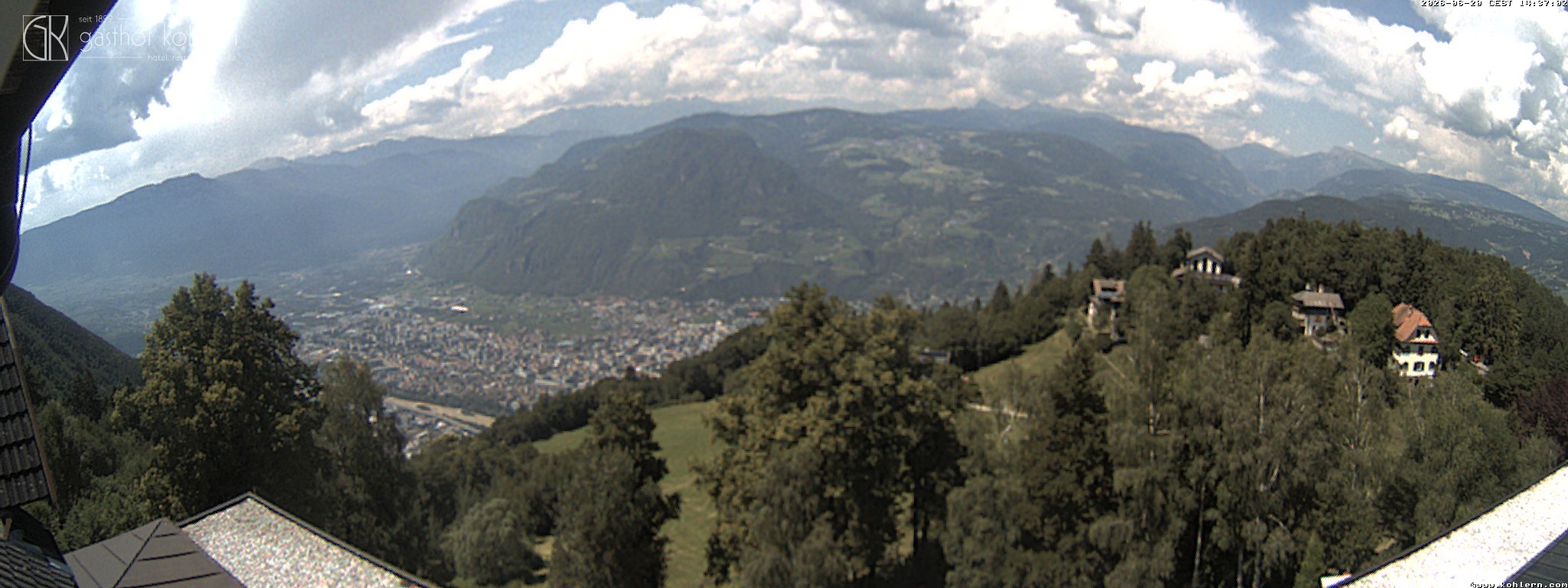 Archiv Foto Webcam Bozen - Gasthof Kohlern