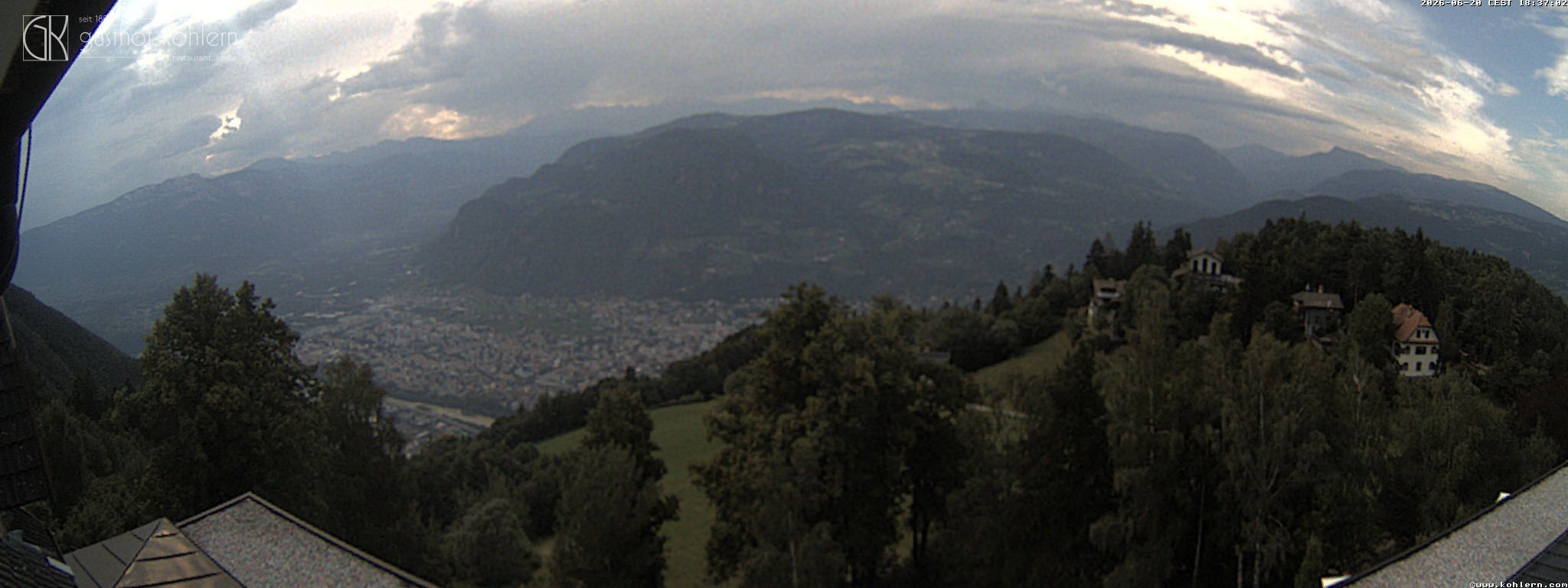 Archiv Foto Webcam Bozen - Gasthof Kohlern