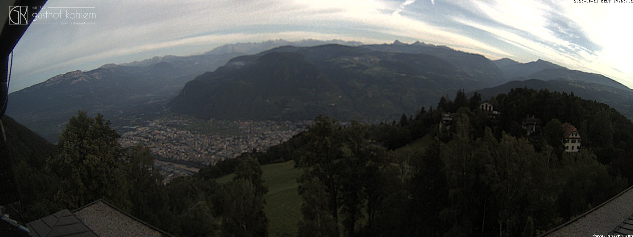 Archiv Foto Webcam Bozen - Gasthof Kohlern