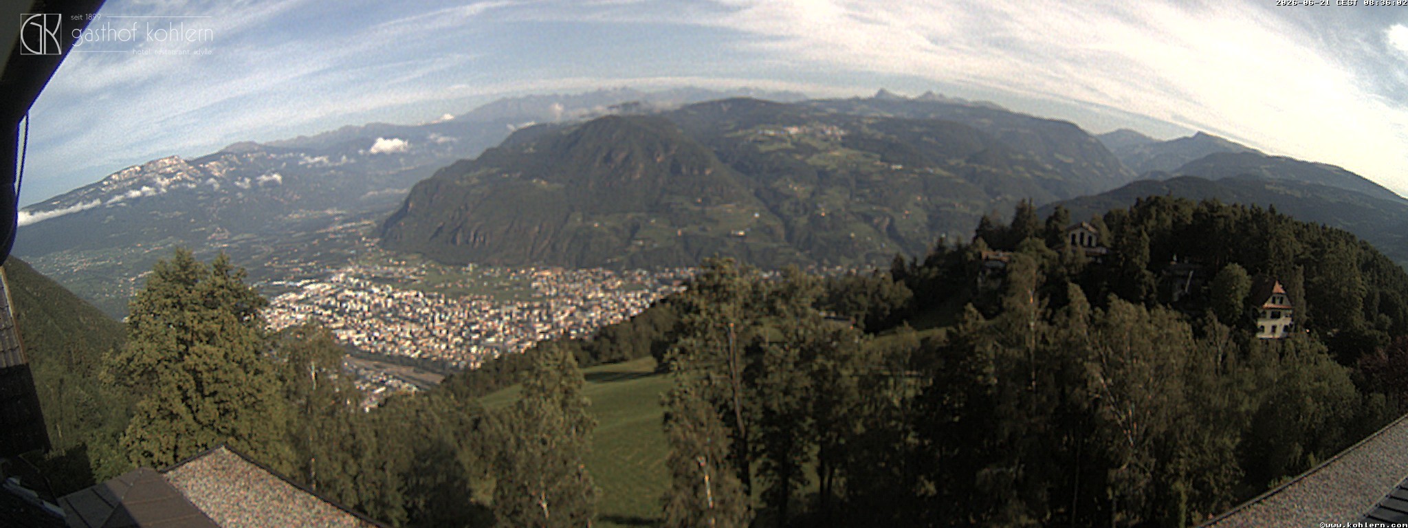 Archiv Foto Webcam Bozen - Gasthof Kohlern