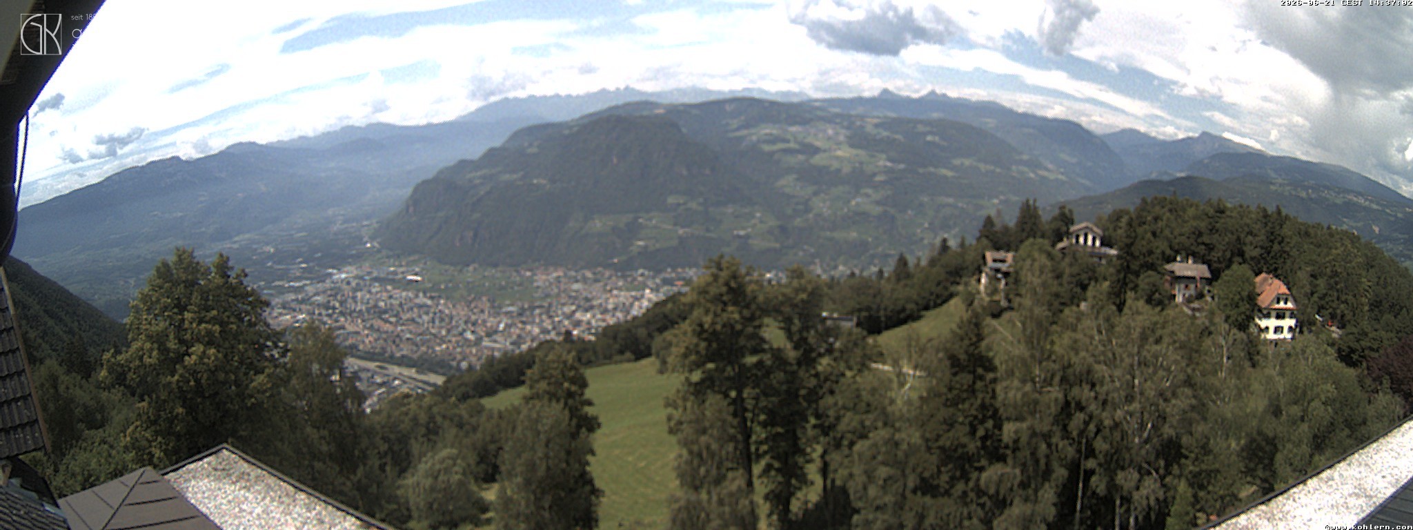 Archiv Foto Webcam Bozen - Gasthof Kohlern