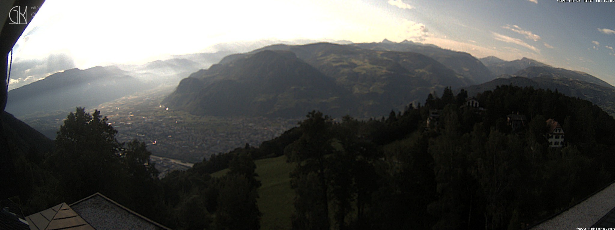 Archiv Foto Webcam Bozen - Gasthof Kohlern