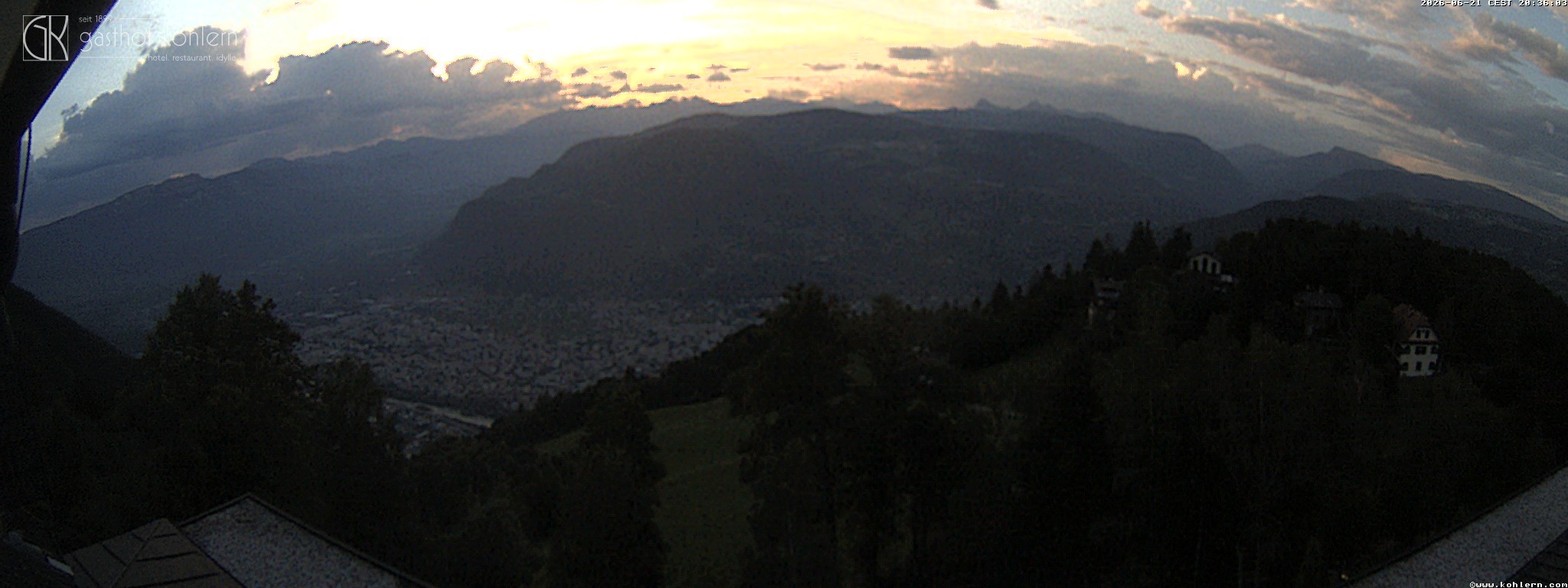 Archiv Foto Webcam Bozen - Gasthof Kohlern