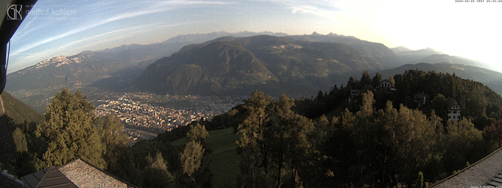 Archiv Foto Webcam Bozen - Gasthof Kohlern