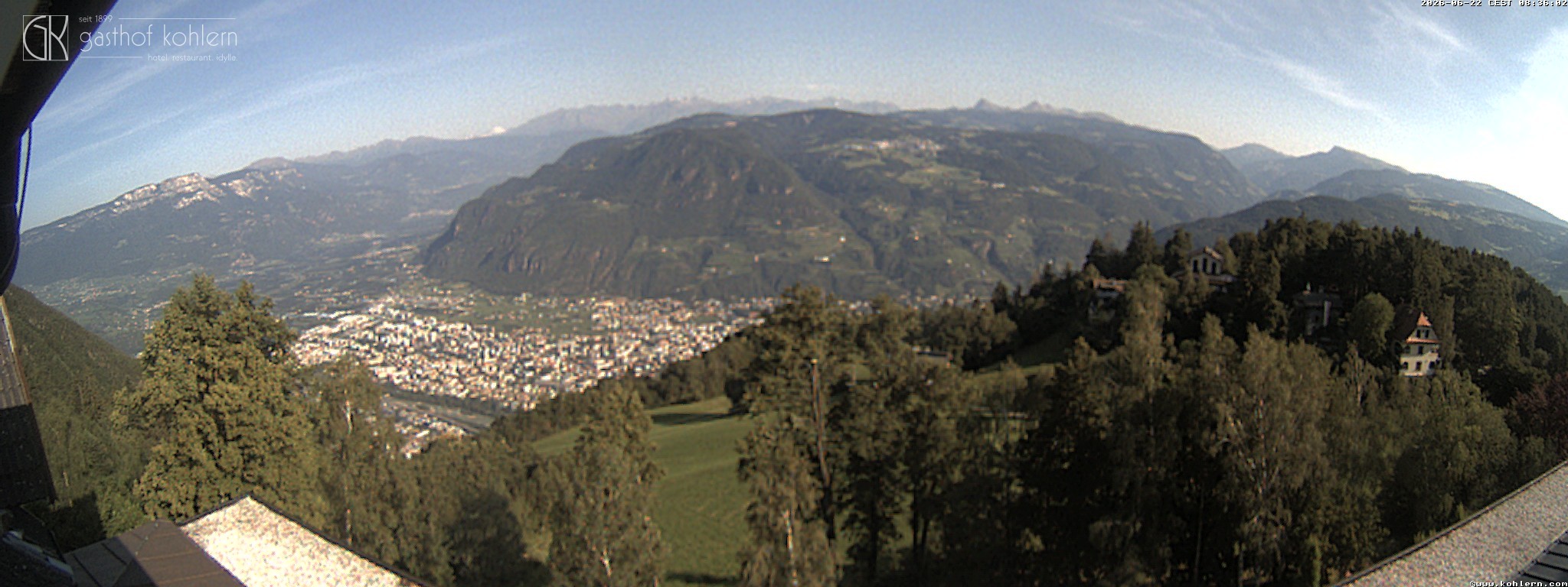 Archiv Foto Webcam Bozen - Gasthof Kohlern