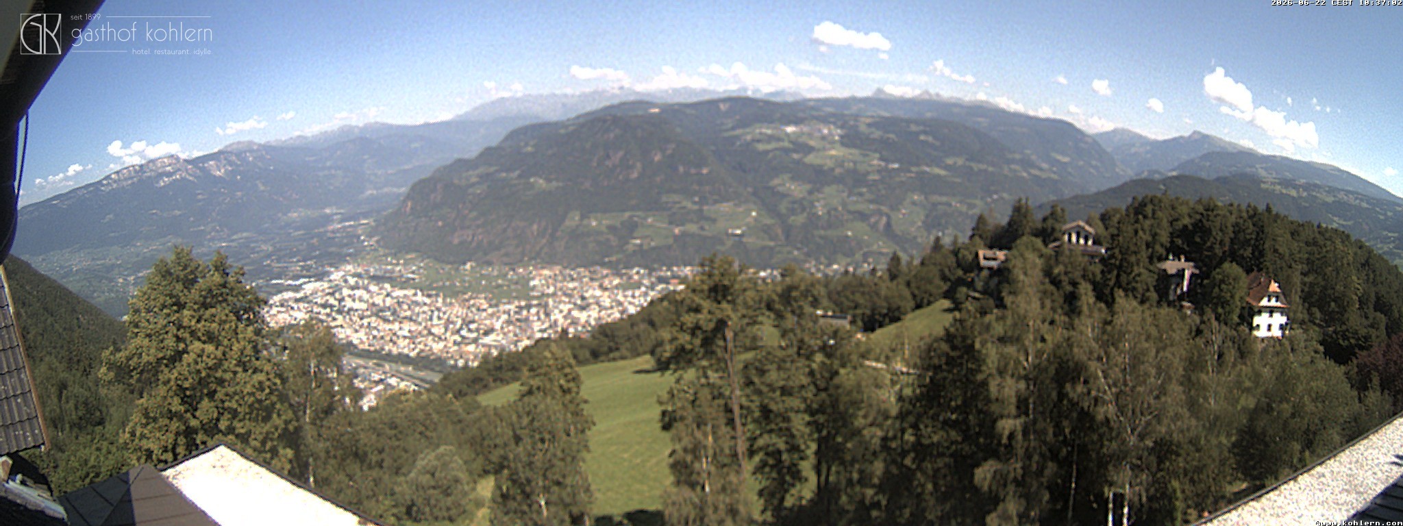Archiv Foto Webcam Bozen - Gasthof Kohlern