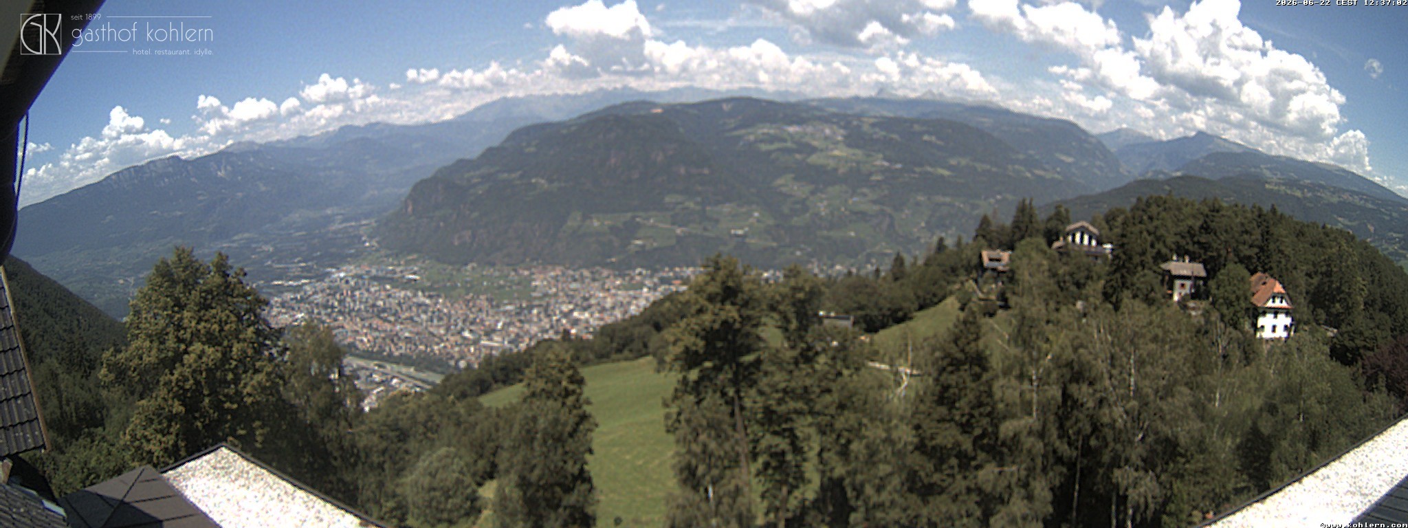 Archiv Foto Webcam Bozen - Gasthof Kohlern