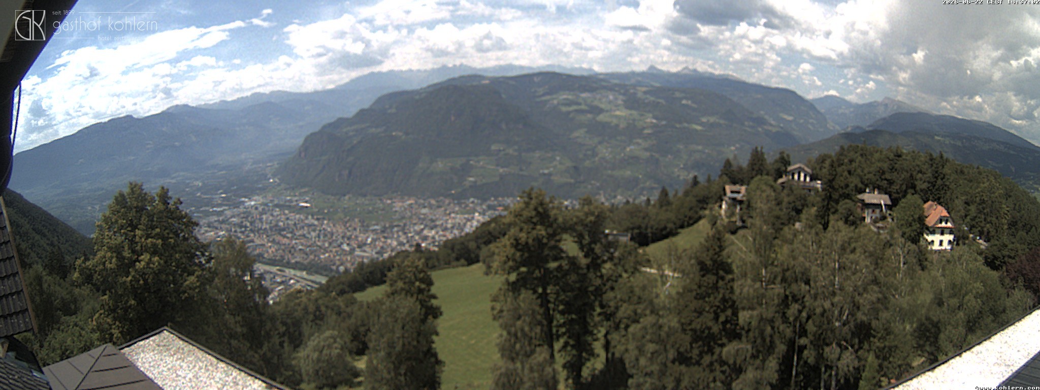 Archiv Foto Webcam Bozen - Gasthof Kohlern
