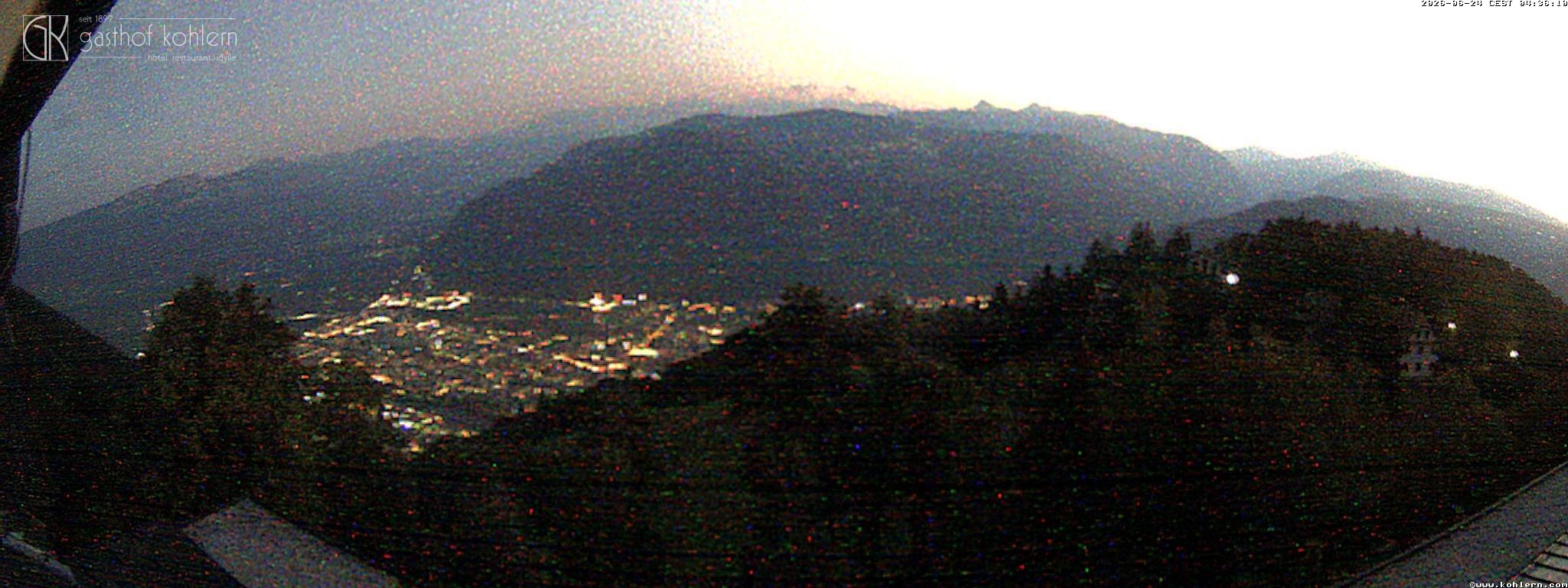 Archiv Foto Webcam Bozen - Gasthof Kohlern