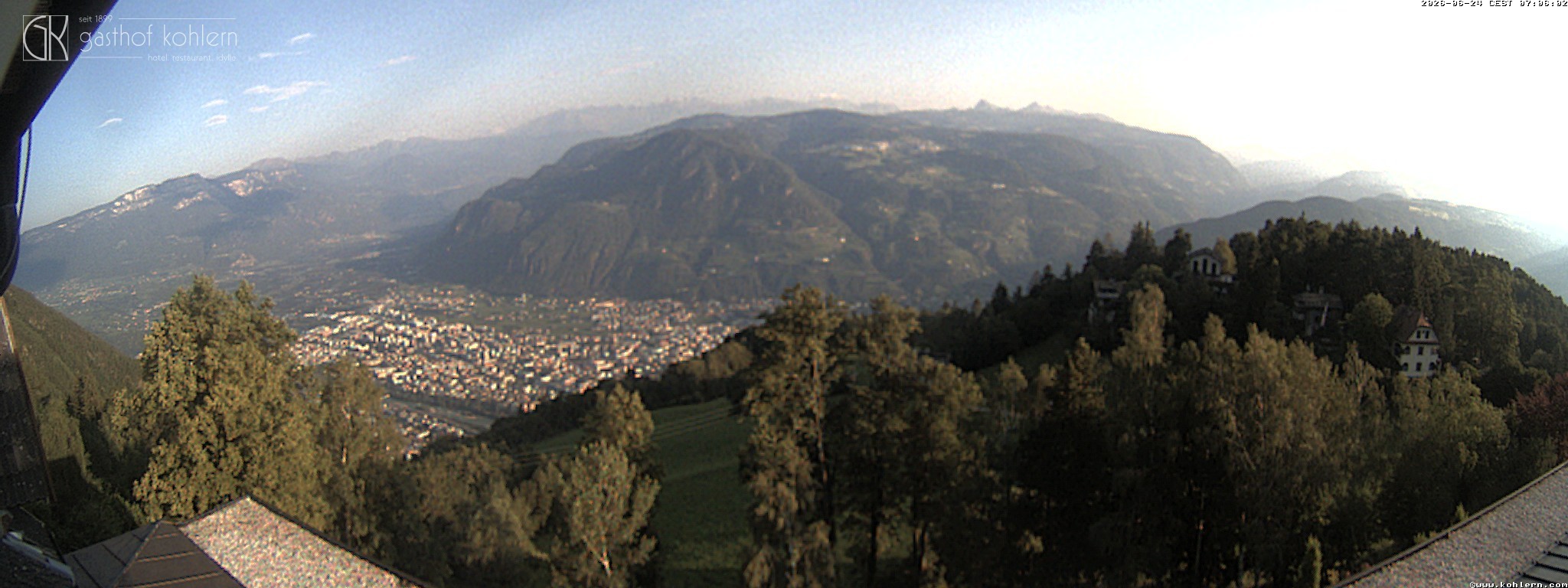 Archiv Foto Webcam Bozen - Gasthof Kohlern