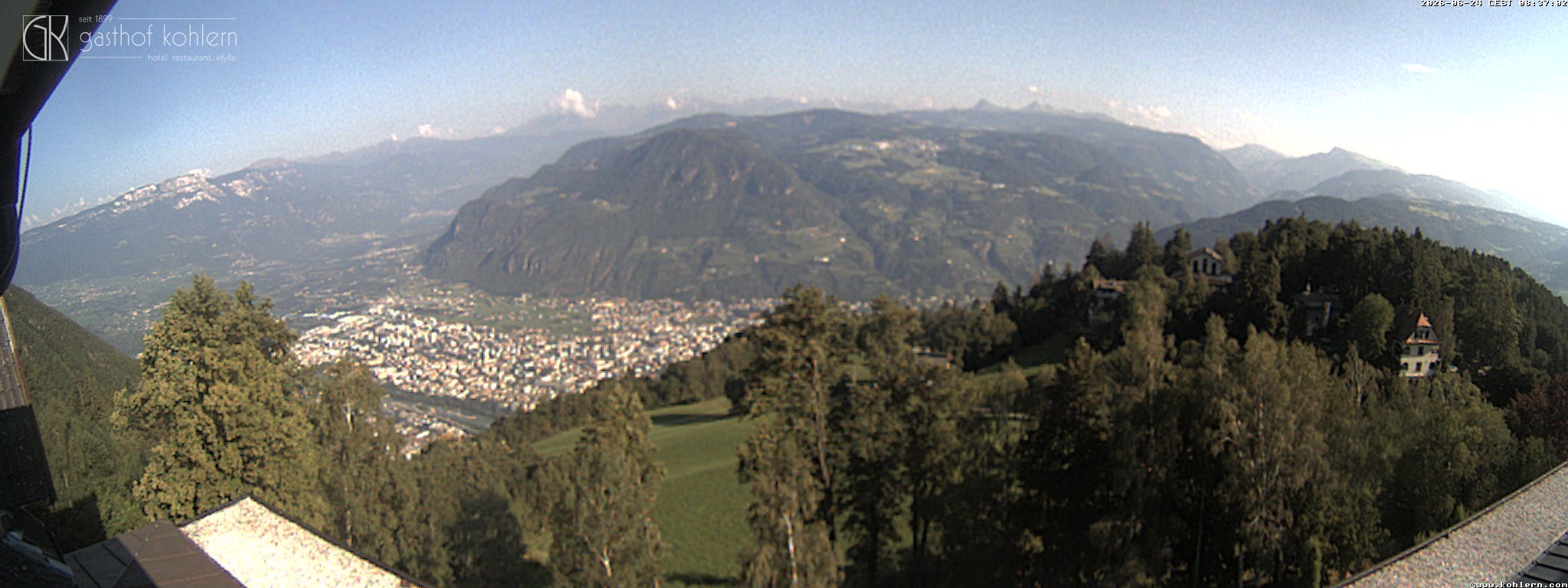 Archiv Foto Webcam Bozen - Gasthof Kohlern