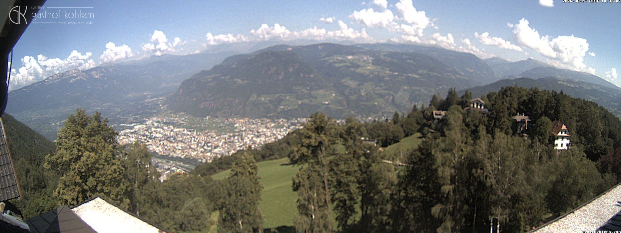 Archiv Foto Webcam Bozen - Gasthof Kohlern