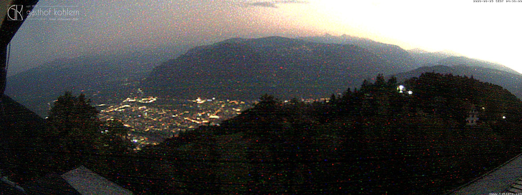 Archiv Foto Webcam Bozen - Gasthof Kohlern