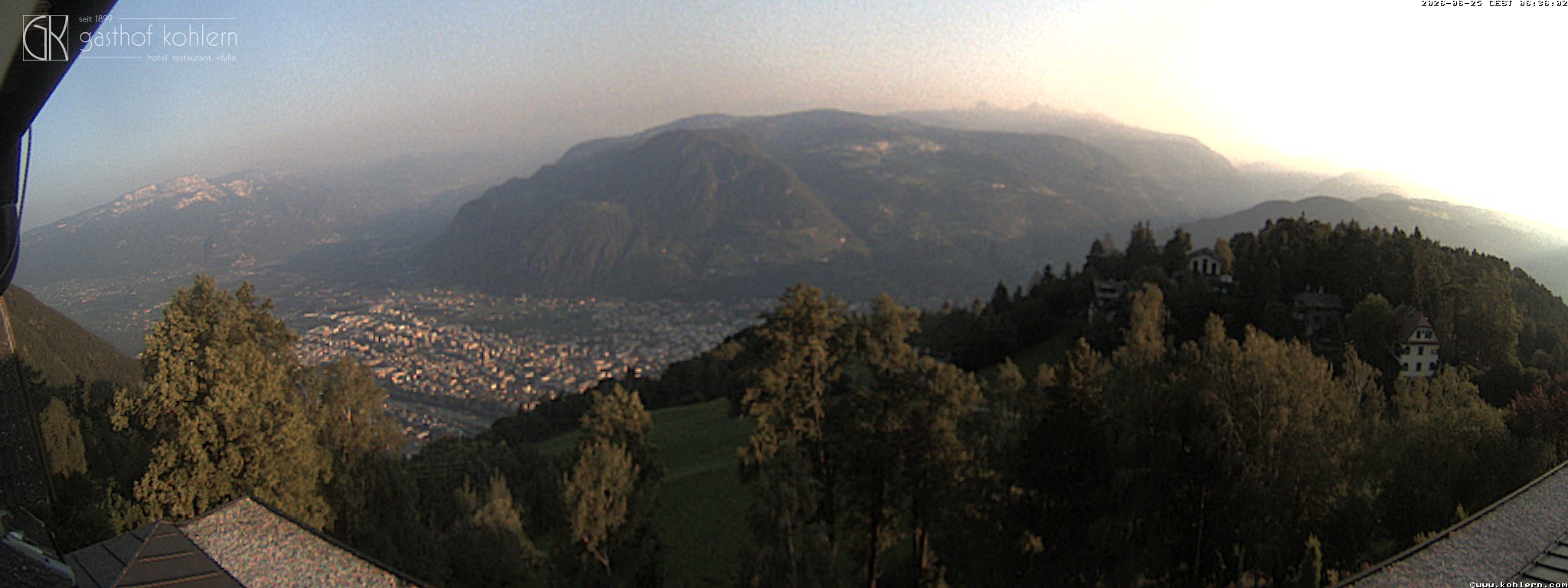 Archiv Foto Webcam Bozen - Gasthof Kohlern