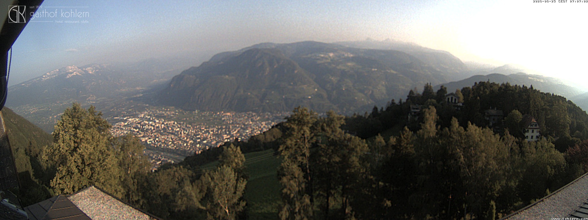 Archiv Foto Webcam Bozen - Gasthof Kohlern