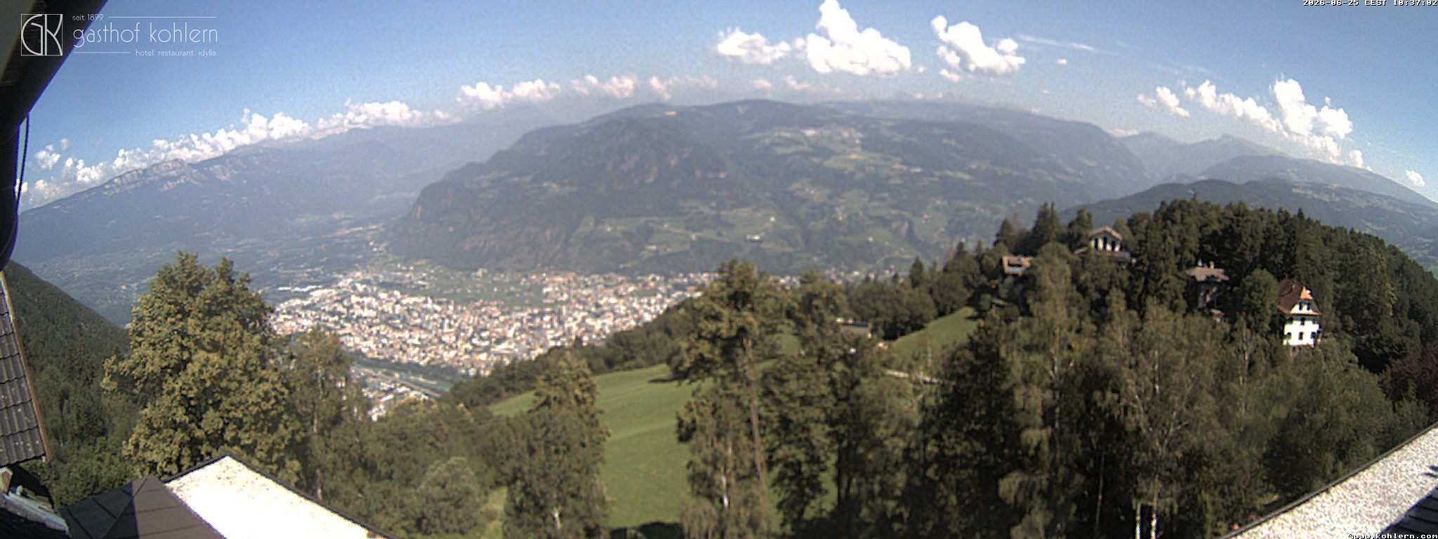 Archiv Foto Webcam Bozen - Gasthof Kohlern