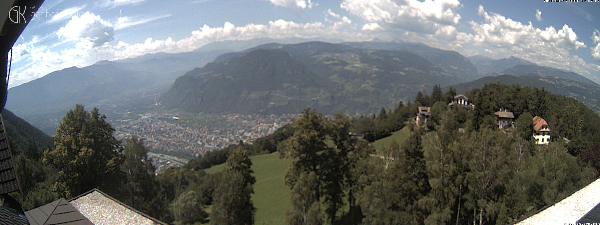 Archiv Foto Webcam Bozen - Gasthof Kohlern