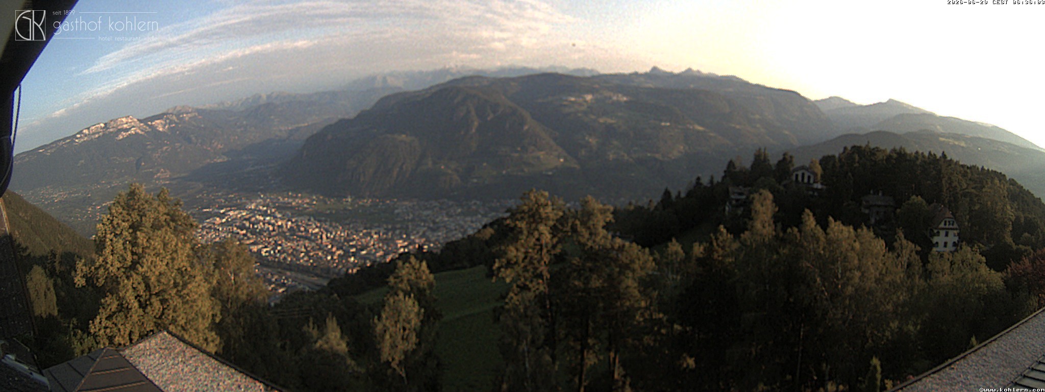 Archiv Foto Webcam Bozen - Gasthof Kohlern