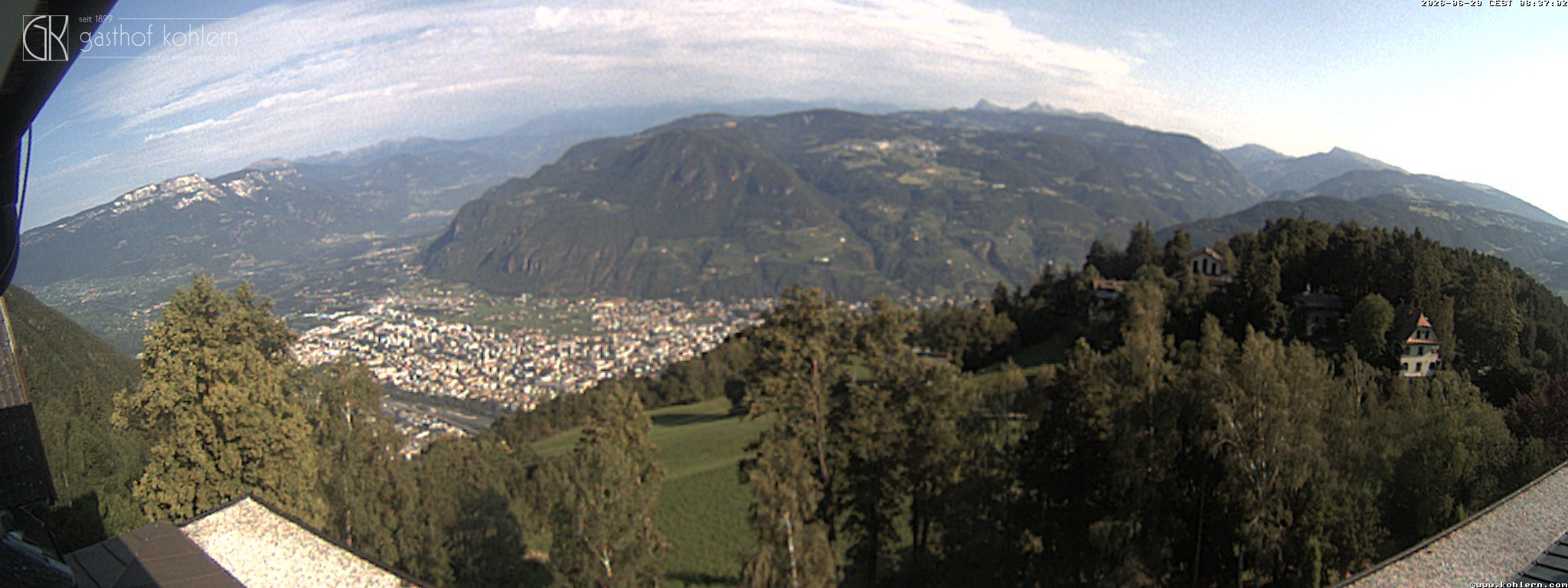 Archiv Foto Webcam Bozen - Gasthof Kohlern