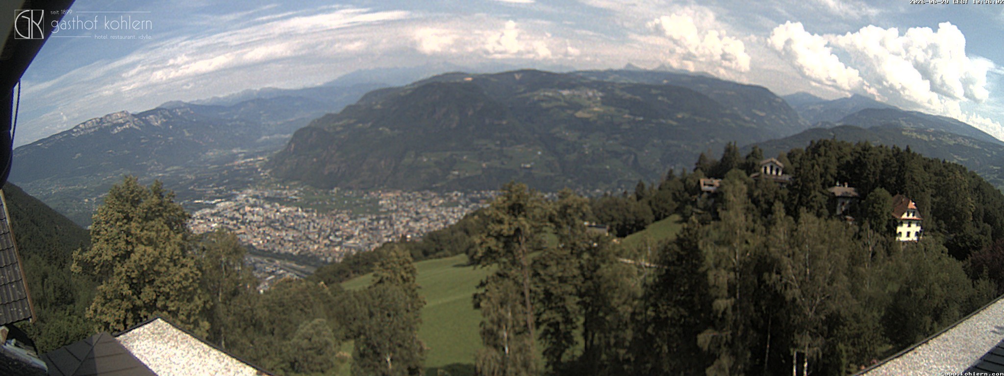 Archiv Foto Webcam Bozen - Gasthof Kohlern
