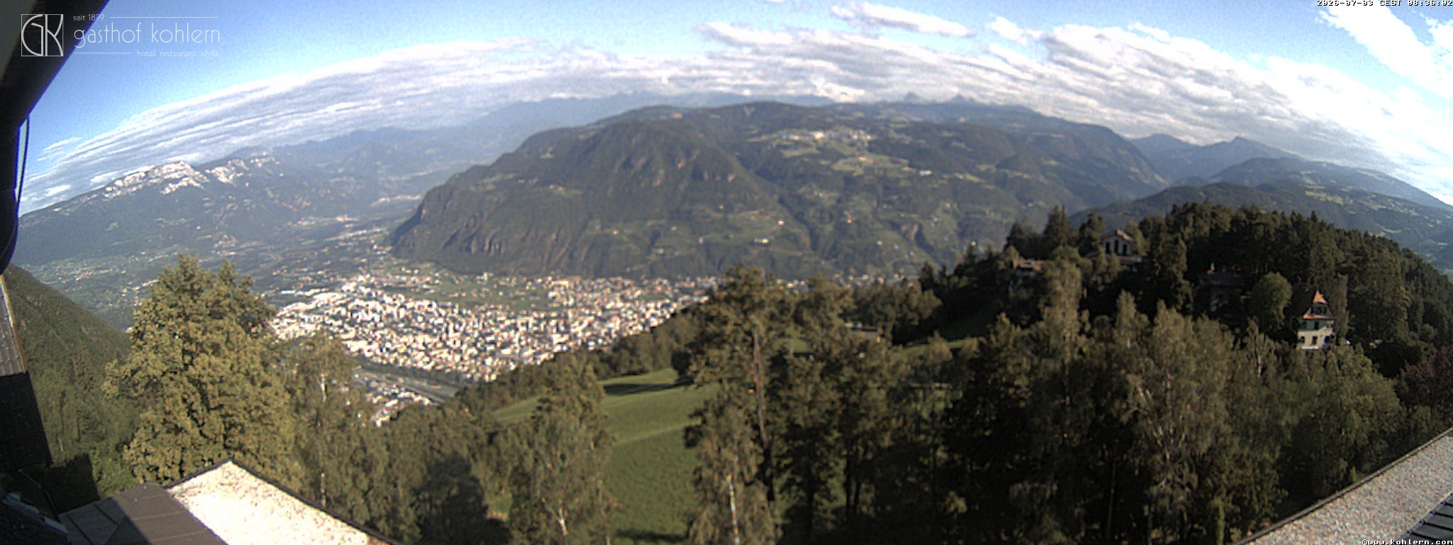 Archiv Foto Webcam Bozen - Gasthof Kohlern