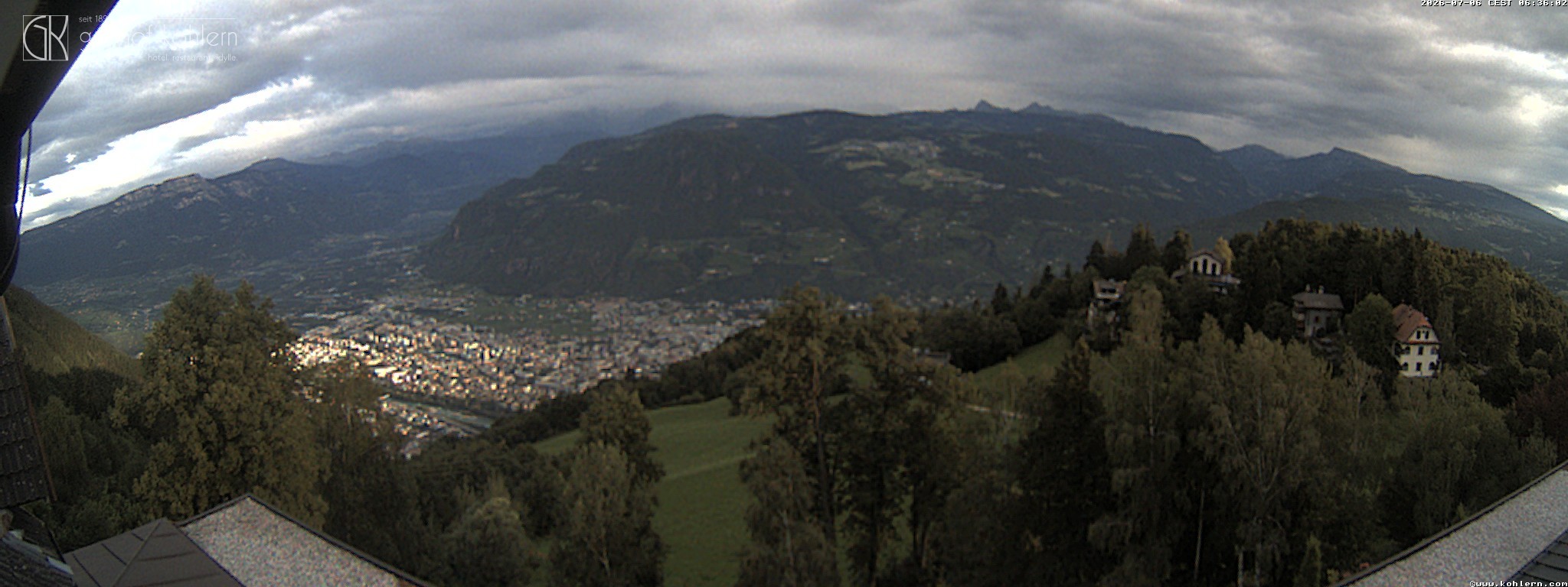Archiv Foto Webcam Bozen - Gasthof Kohlern