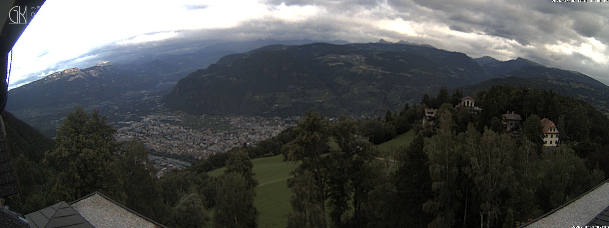 Archiv Foto Webcam Bozen - Gasthof Kohlern