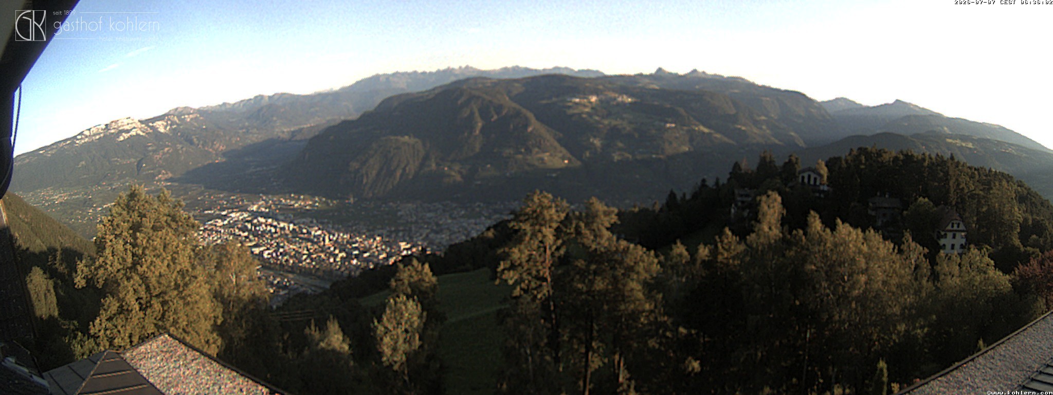 Archiv Foto Webcam Bozen - Gasthof Kohlern