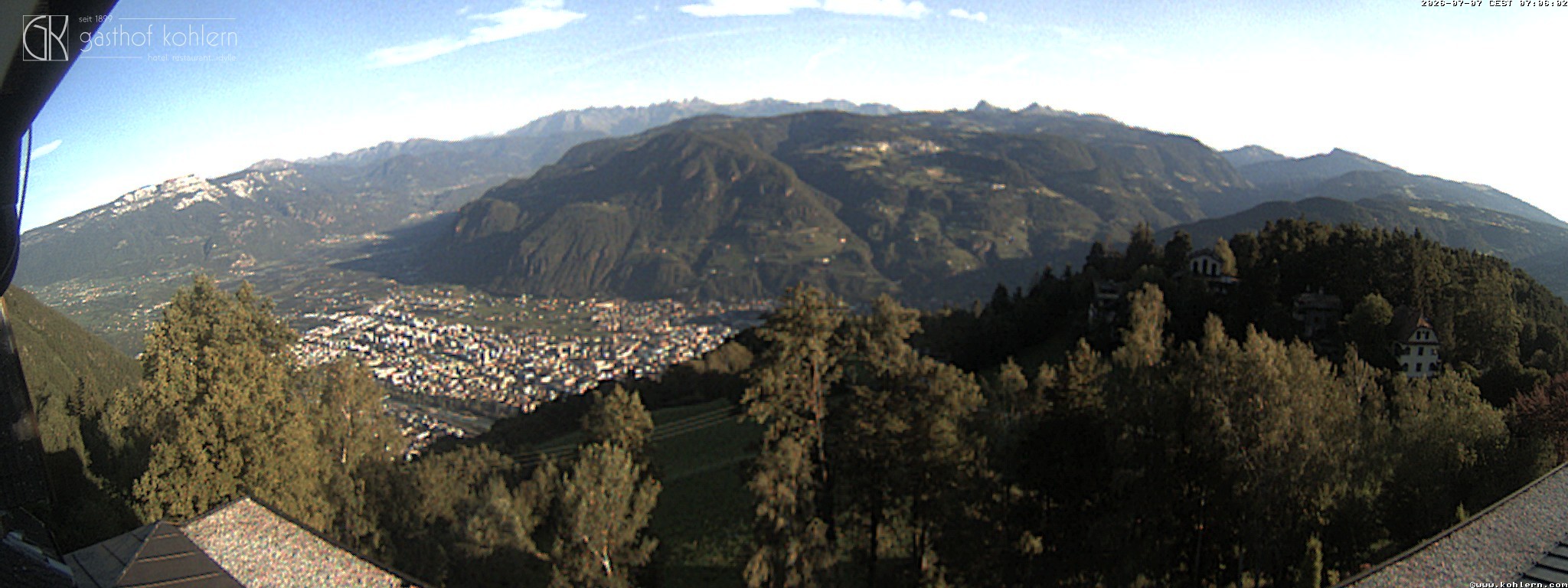 Archiv Foto Webcam Bozen - Gasthof Kohlern