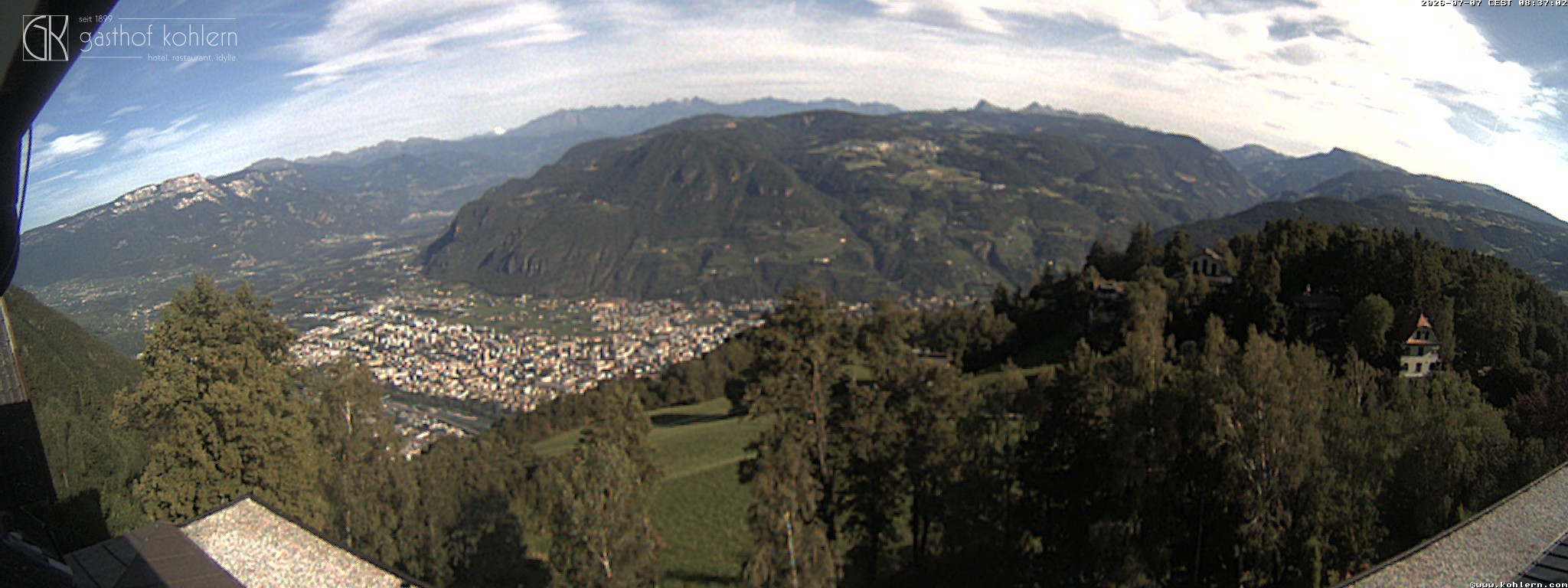 Archiv Foto Webcam Bozen - Gasthof Kohlern