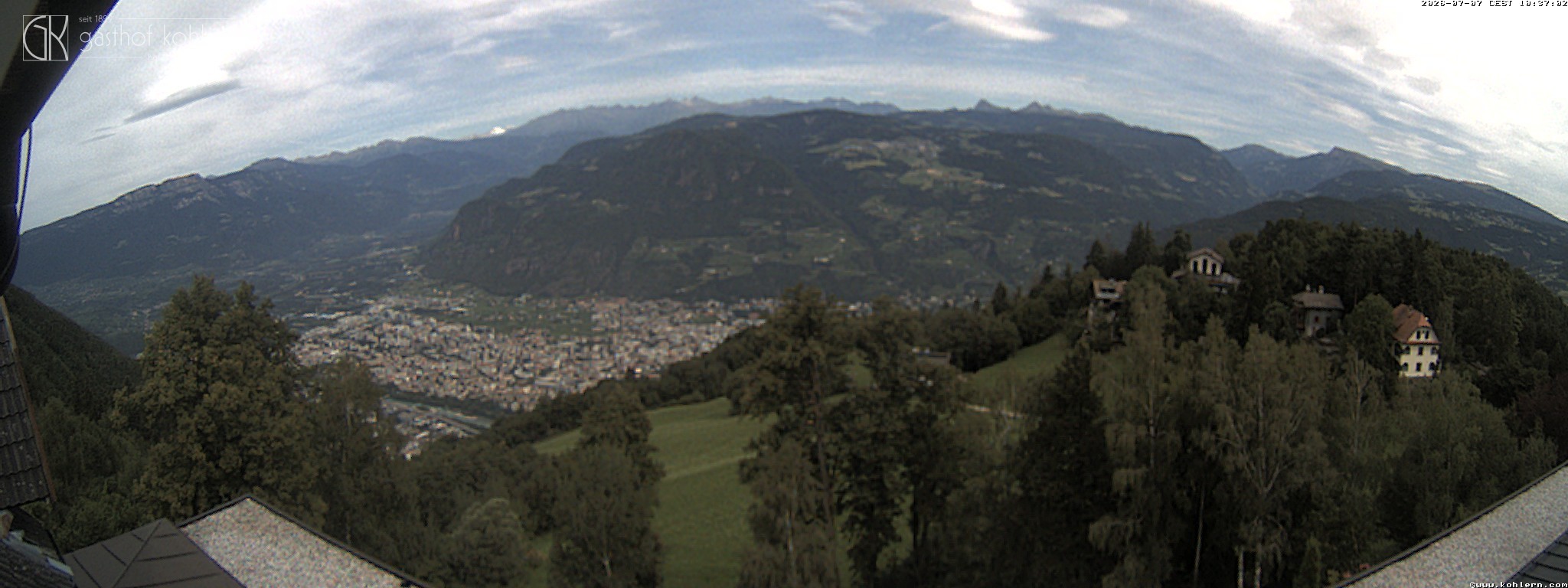 Archiv Foto Webcam Bozen - Gasthof Kohlern