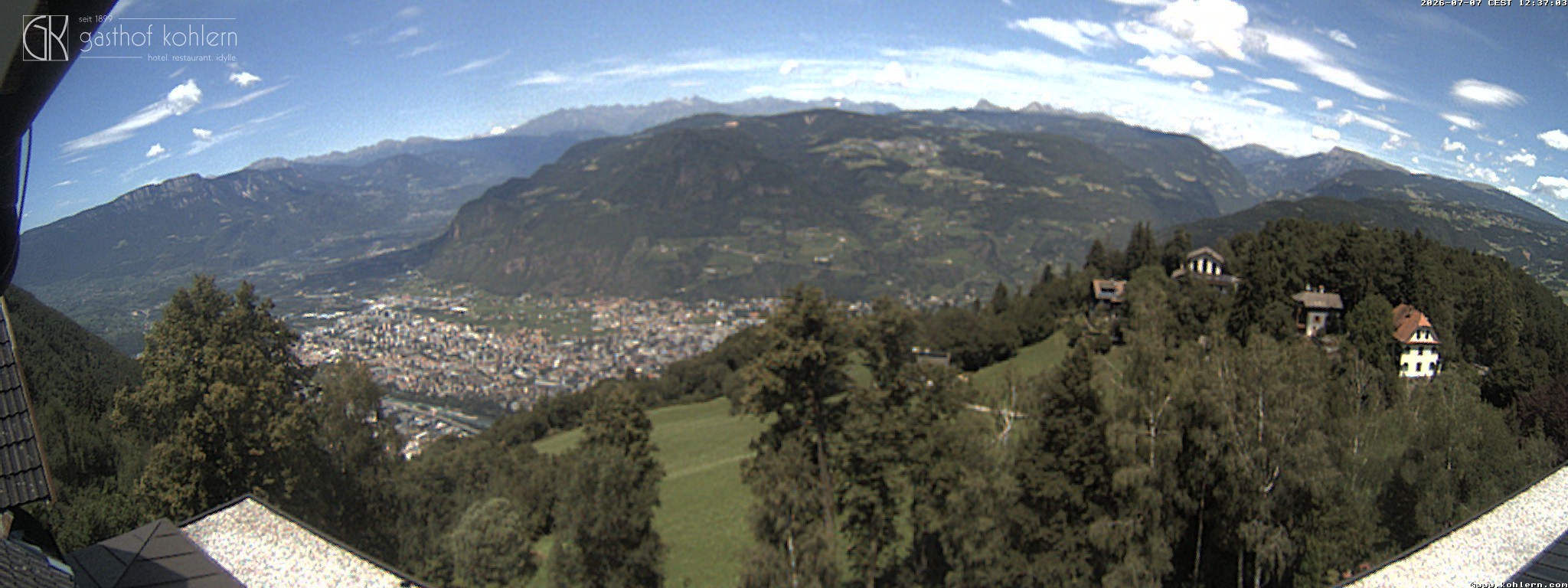 Archiv Foto Webcam Bozen - Gasthof Kohlern