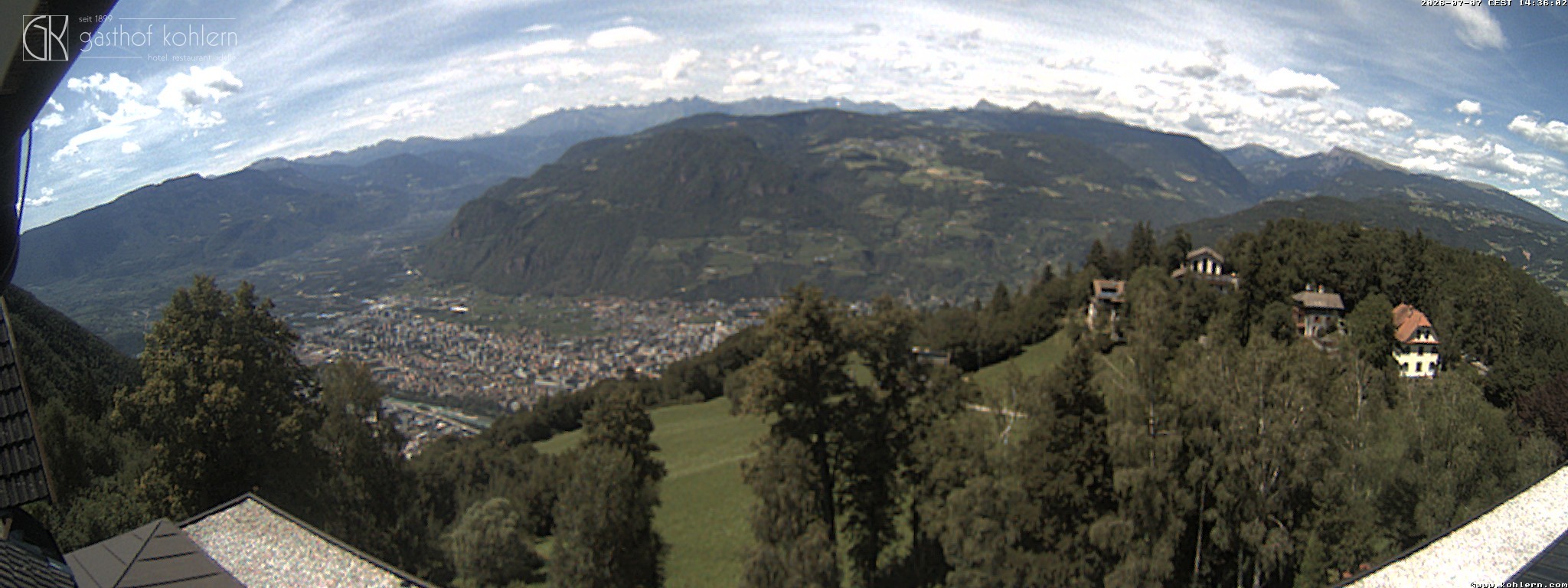 Archiv Foto Webcam Bozen - Gasthof Kohlern