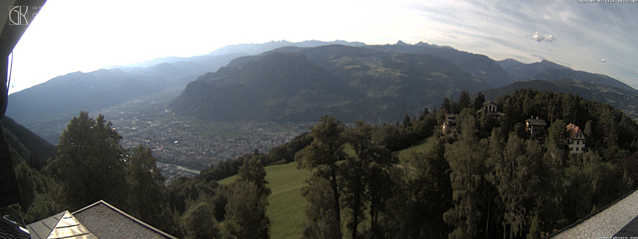 Archiv Foto Webcam Bozen - Gasthof Kohlern