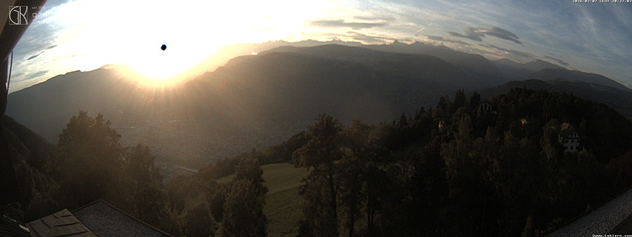 Archiv Foto Webcam Bozen - Gasthof Kohlern
