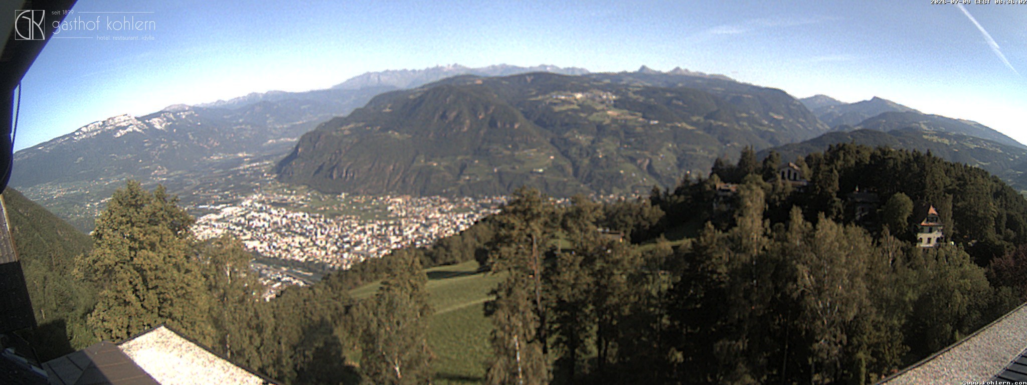 Archiv Foto Webcam Bozen - Gasthof Kohlern