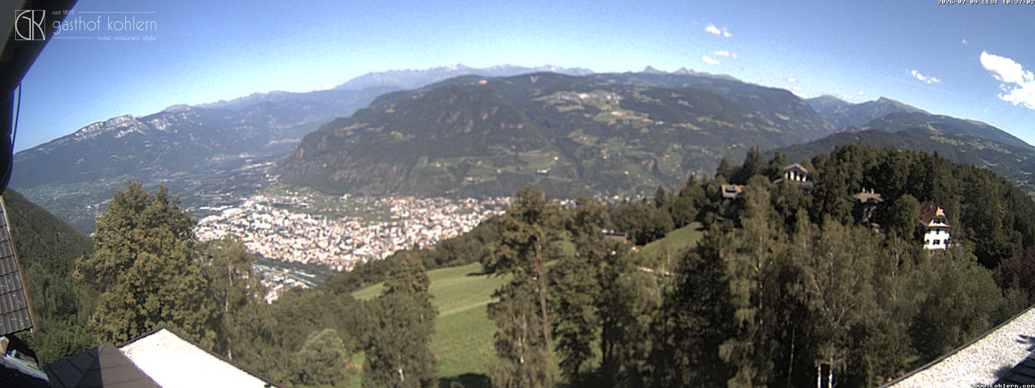 Archiv Foto Webcam Bozen - Gasthof Kohlern