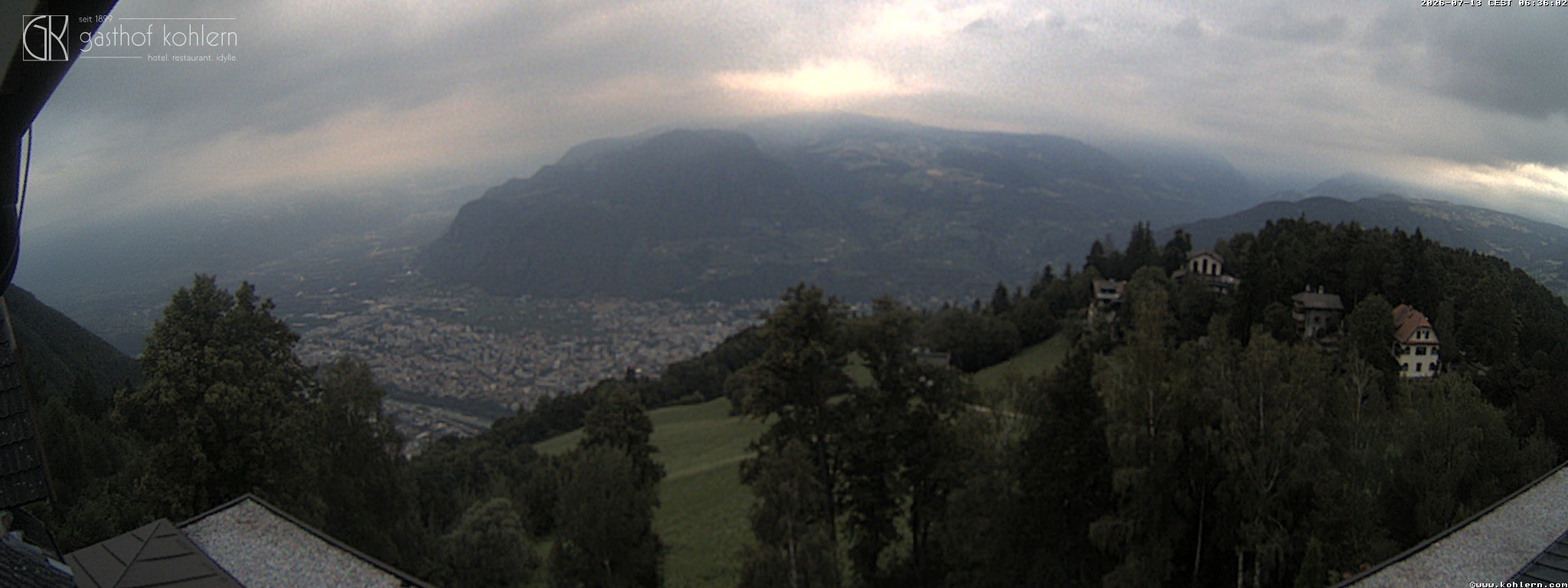 Archiv Foto Webcam Bozen - Gasthof Kohlern