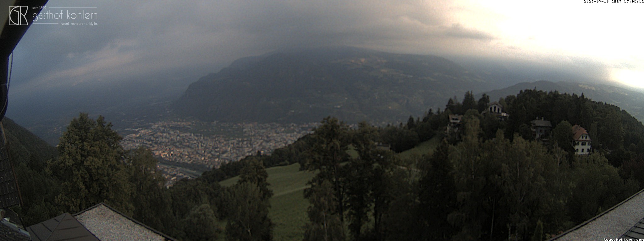 Archiv Foto Webcam Bozen - Gasthof Kohlern