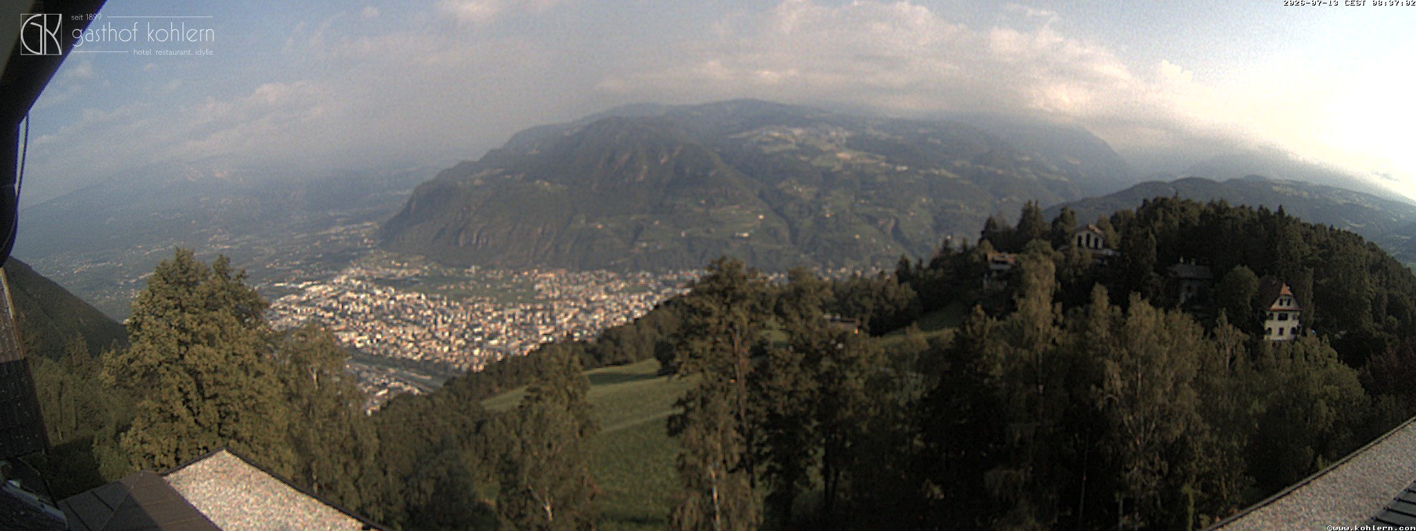 Archiv Foto Webcam Bozen - Gasthof Kohlern
