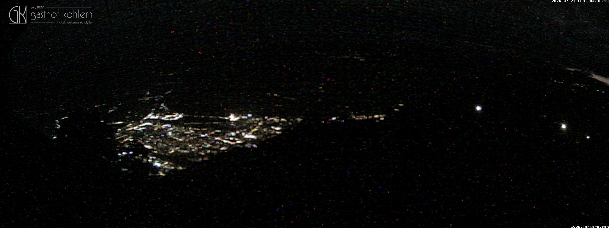 Archived image Webcam Bozen - Panoramic view Hotel Kohlern