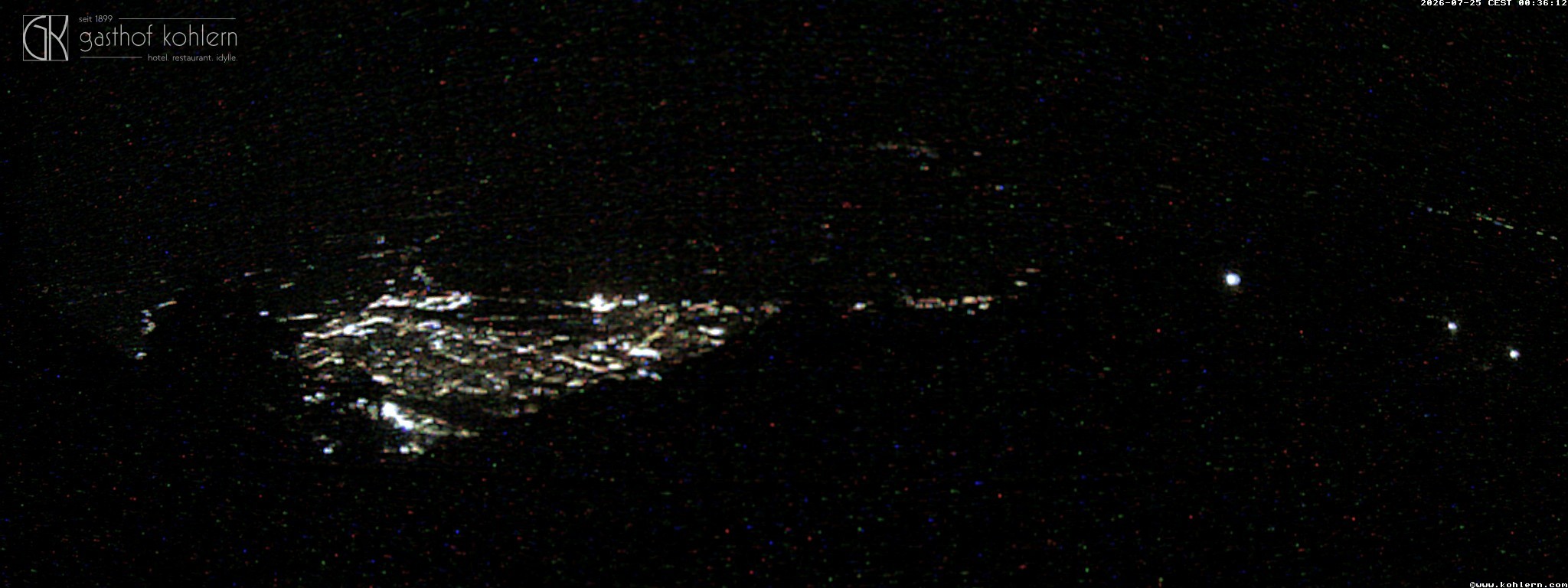 Archived image Webcam Bozen - Panoramic view Hotel Kohlern