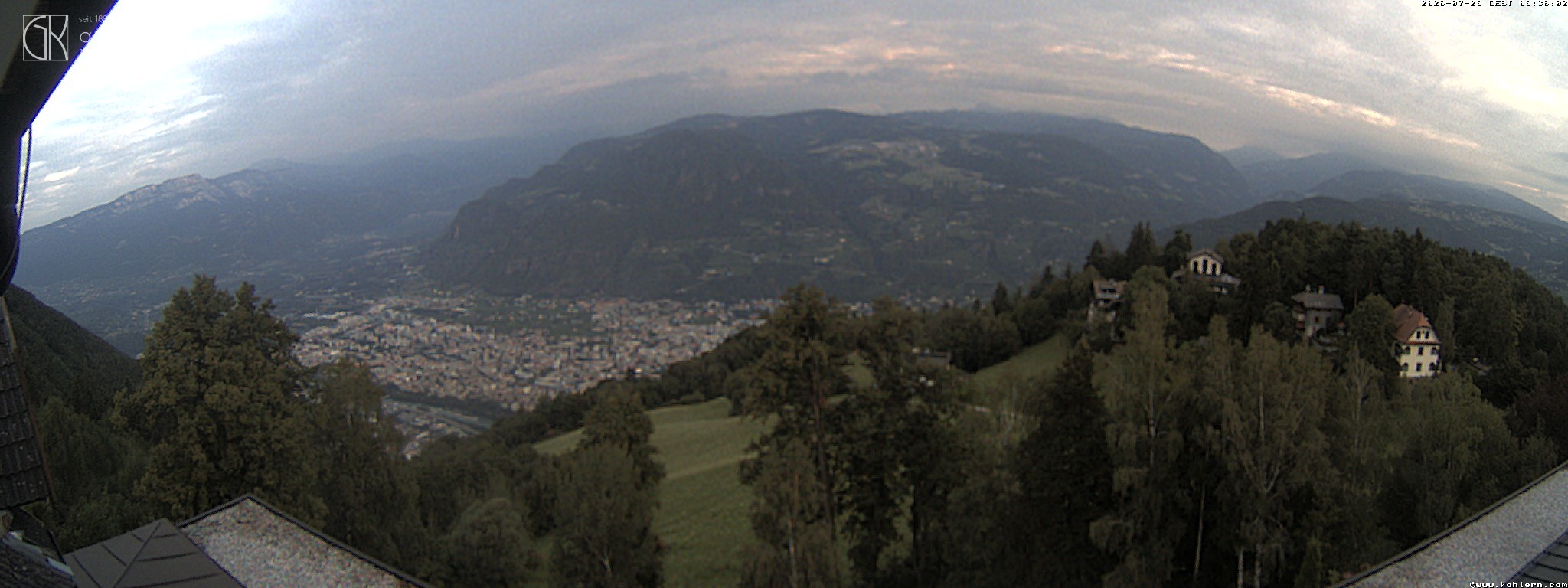 Archiv Foto Webcam Bozen - Gasthof Kohlern