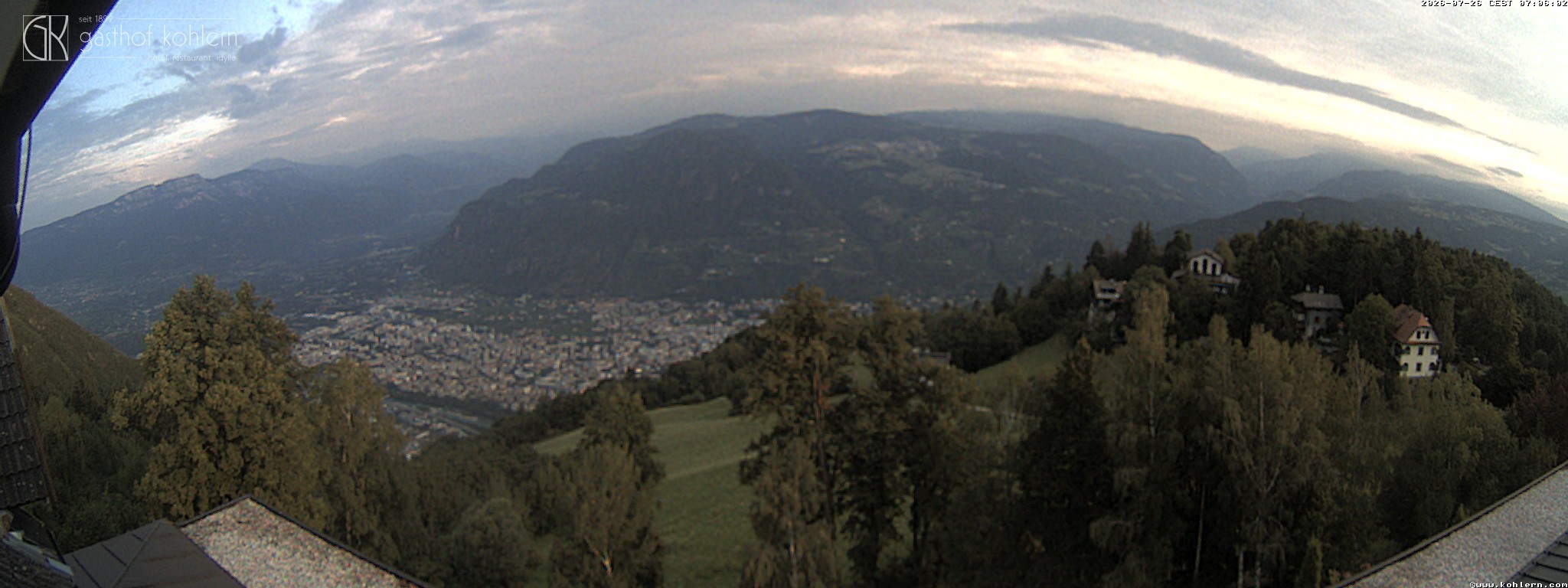 Archiv Foto Webcam Bozen - Gasthof Kohlern
