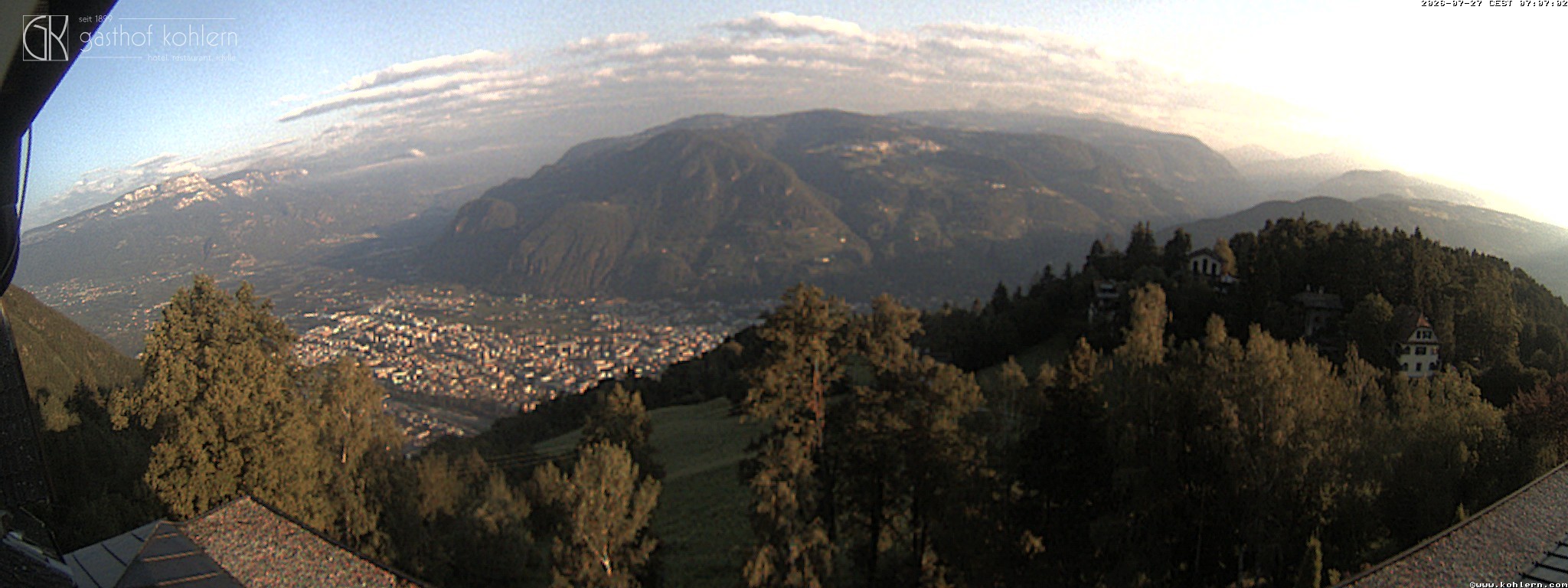 Archiv Foto Webcam Bozen - Gasthof Kohlern