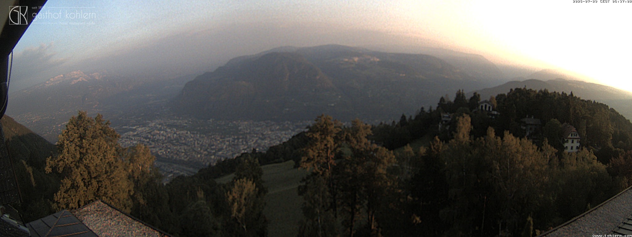 Archiv Foto Webcam Bozen - Gasthof Kohlern
